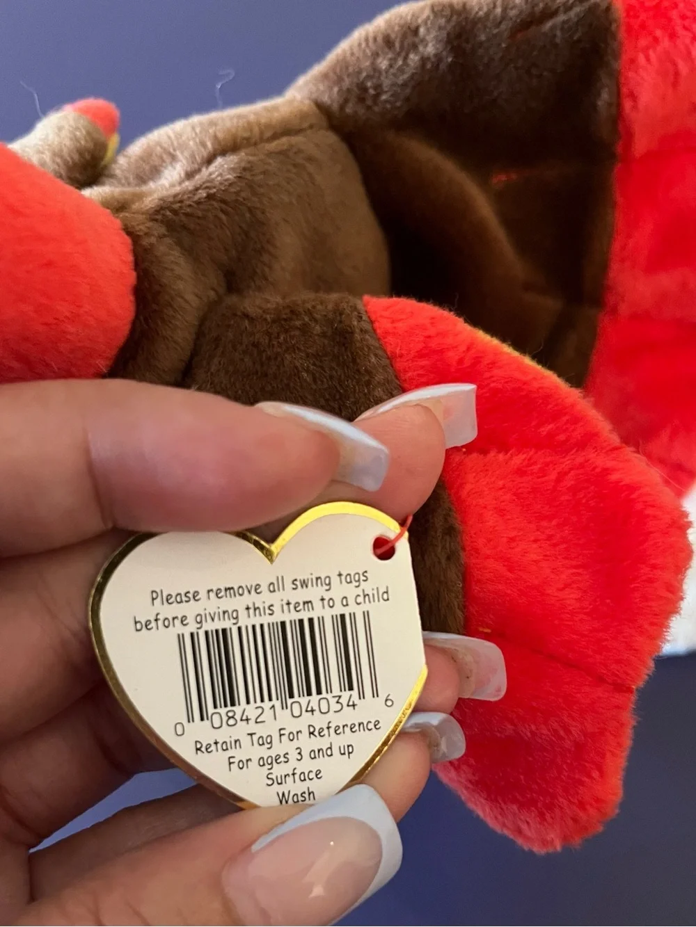Gobbles the Turkey Beanie Baby